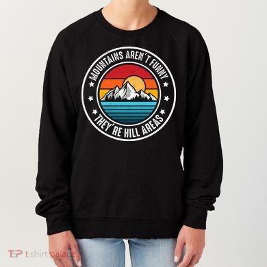 Retro Sunset Mountain Range For Nature Lovers Women's Sweatshirt