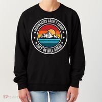 Retro Sunset Mountain Range For Nature Lovers Women's Sweatshirt thumb 0