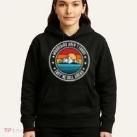 Retro Sunset Mountain Range For Nature Lovers Hoodie thumb 5