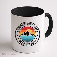 Retro Sunset Mountain Range For Nature Lovers Coffee Mug thumb 1