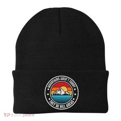 Retro Sunset Mountain Range For Nature Lovers Beanie