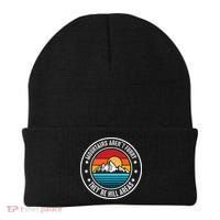 Retro Sunset Mountain Range For Nature Lovers Beanie thumb 0