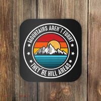Retro Sunset Mountain Range For Nature Lovers Coaster thumb 0