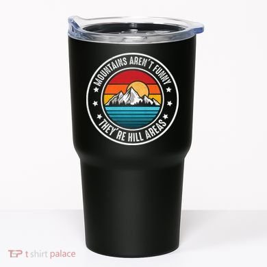 Retro Sunset Mountain Range For Nature Lovers Tumbler