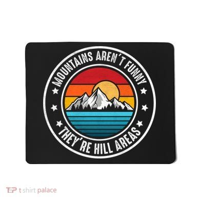 Retro Sunset Mountain Range For Nature Lovers Mousepad