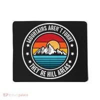 Retro Sunset Mountain Range For Nature Lovers Mousepad thumb 0