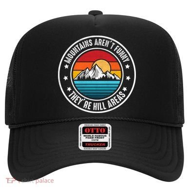 Retro Sunset Mountain Range For Nature Lovers Hat