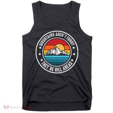 Retro Sunset Mountain Range For Nature Lovers Tank Top