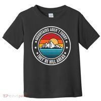 Retro Sunset Mountain Range For Nature Lovers Toddler T-Shirt thumb 0