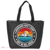 Retro Sunset Mountain Range For Nature Lovers Tote Bag thumb 0