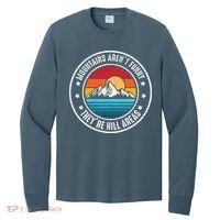 Retro Sunset Mountain Range For Nature Lovers Long Sleeve Shirt thumb 0
