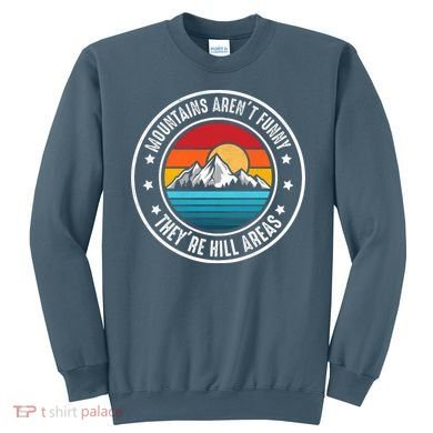 Retro Sunset Mountain Range For Nature Lovers Sweatshirt