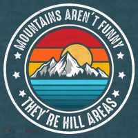 Retro Sunset Mountain Range For Nature Lovers Sweatshirt thumb 2