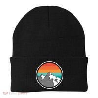 Retro Sunset Mountain Beanie thumb 0
