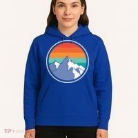 Retro Sunset Mountain Hoodie thumb 5