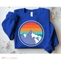 Retro Sunset Mountain Sweatshirt thumb 2