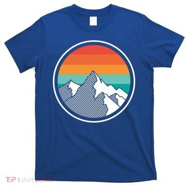 Retro Sunset Mountain T-Shirt
