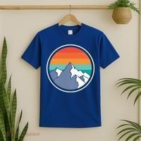 Retro Sunset Mountain T-Shirt thumb 2