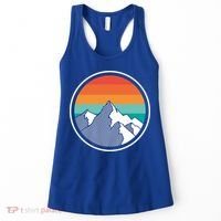 Retro Sunset Mountain Women's Tank Top thumb 0