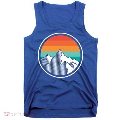 Retro Sunset Mountain Tank Top
