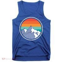 Retro Sunset Mountain Tank Top thumb 0