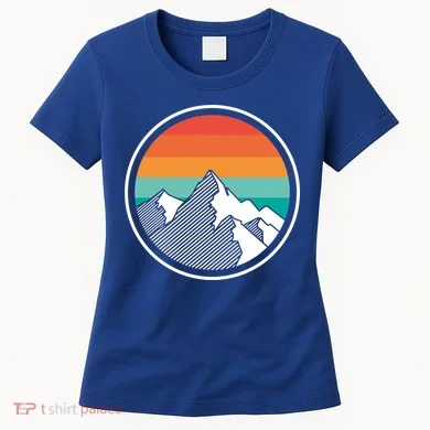 Retro Sunset Mountain Women's T-Shirt