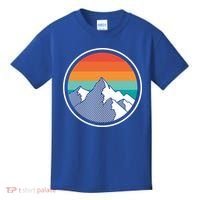 Retro Sunset Mountain Kids T-Shirt thumb 0