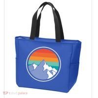 Retro Sunset Mountain Tote Bag thumb 3