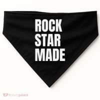 Rock Star Made Rockstar Made Rap Hip Hop Trap USA-Made Doggie Bandana thumb 0