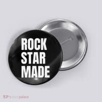 Rock Star Made Rockstar Made Rap Hip Hop Trap Button thumb 0