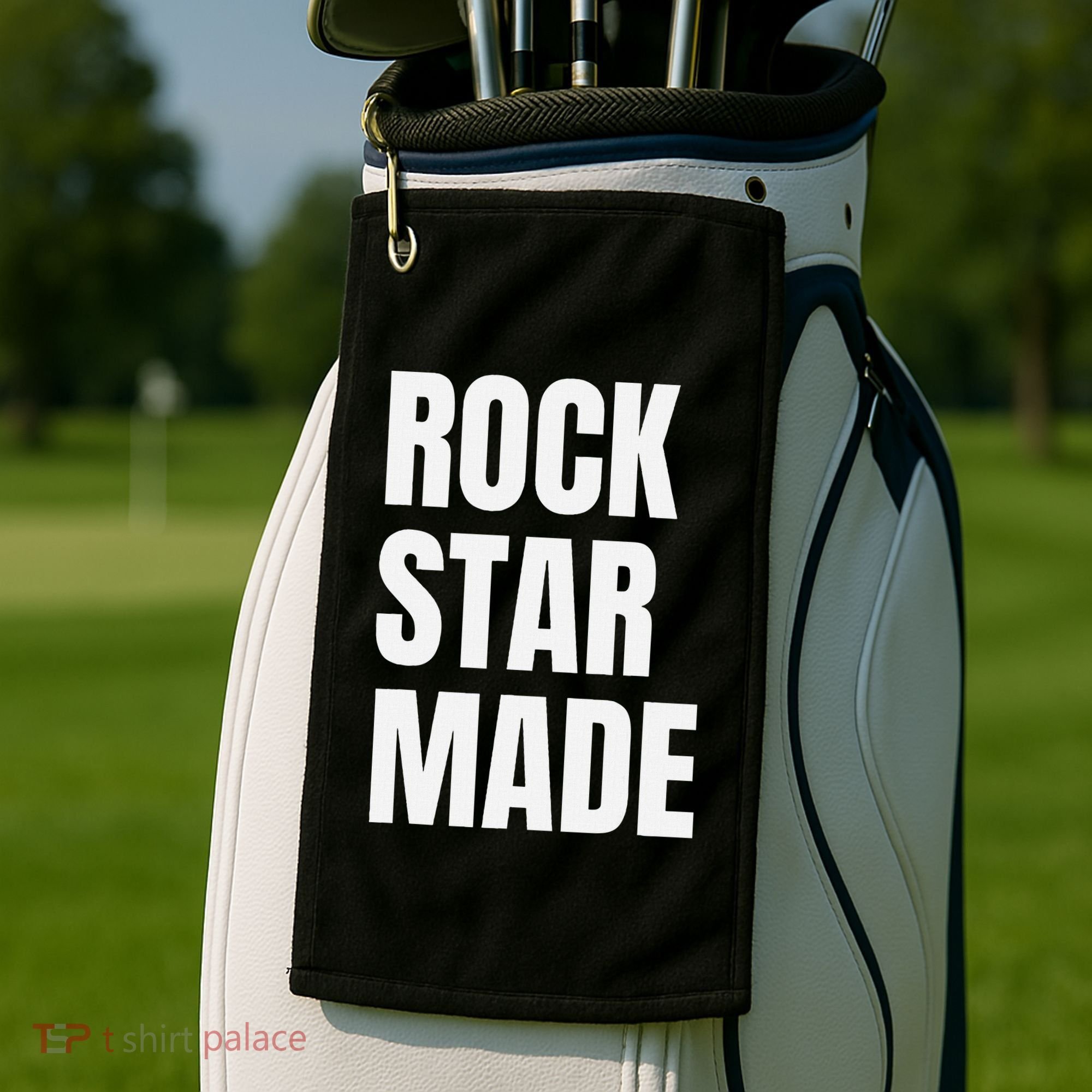 Rock Star Made Rockstar Made Rap Hip Hop Trap Golf Towel