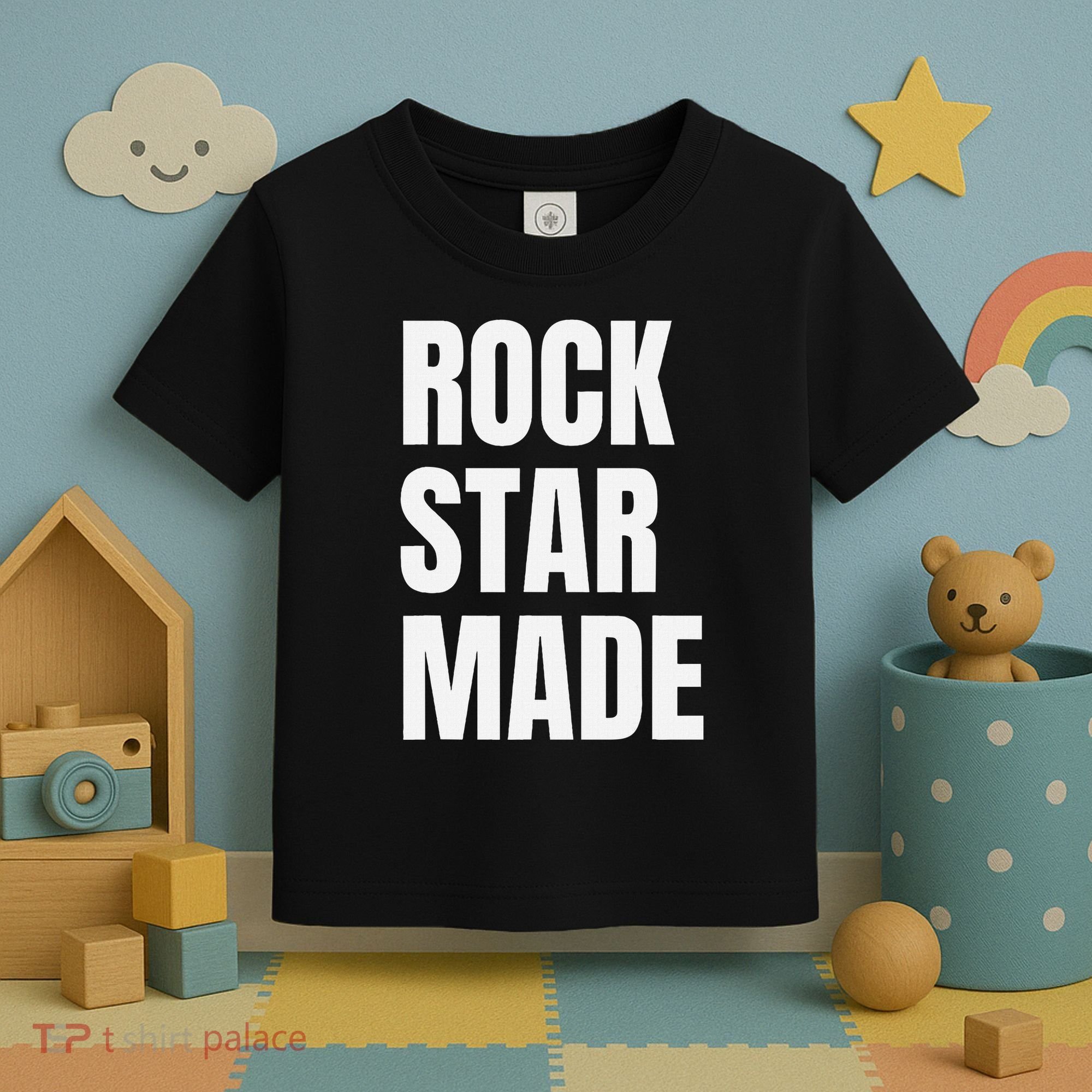 Rock Star Made Rockstar Made Rap Hip Hop Trap Toddler T-Shirt