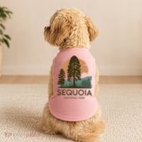 Retro Sequoia National Park Novelty Vacation Tree Minimalist Doggie Tank thumb 2