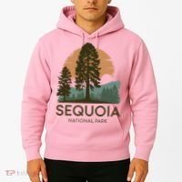Retro Sequoia National Park Novelty Vacation Tree Minimalist Hoodie thumb 2