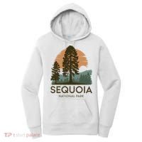 Retro Sequoia National Park Novelty Vacation Tree Minimalist Women's Hoodie thumb 0