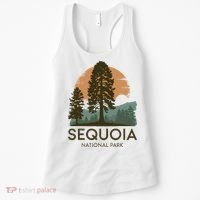 Retro Sequoia National Park Novelty Vacation Tree Minimalist Women's Tank Top thumb 0