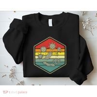 Retro Science Nerd Gift Microbiology Bacteria Biology Sweatshirt thumb 2