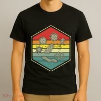 Retro Science Nerd Gift Microbiology Bacteria Biology T-Shirt thumb 3