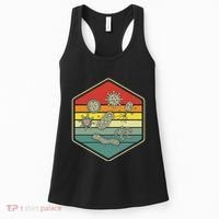 Retro Science Nerd Gift Microbiology Bacteria Biology Women's Tank Top thumb 0
