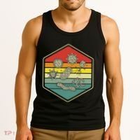 Retro Science Nerd Gift Microbiology Bacteria Biology Tank Top thumb 3