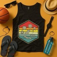 Retro Science Nerd Gift Microbiology Bacteria Biology Tank Top thumb 4