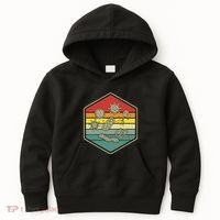 Retro Science Nerd Gift Microbiology Bacteria Biology Kids Hoodie thumb 0
