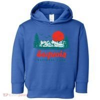 Retro Sequoia National Park Mountain Trees And Sun Graphic Gift Toddler Hoodie thumb 0