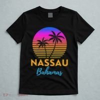 Retro Sunset Nassau Bahamas Beach Trip Vacation Summer Group T-Shirt thumb 5