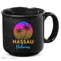 Retro Sunset Nassau Bahamas Beach Trip Vacation Summer Group 15oz Campfire Ceramic Mug thumb 0
