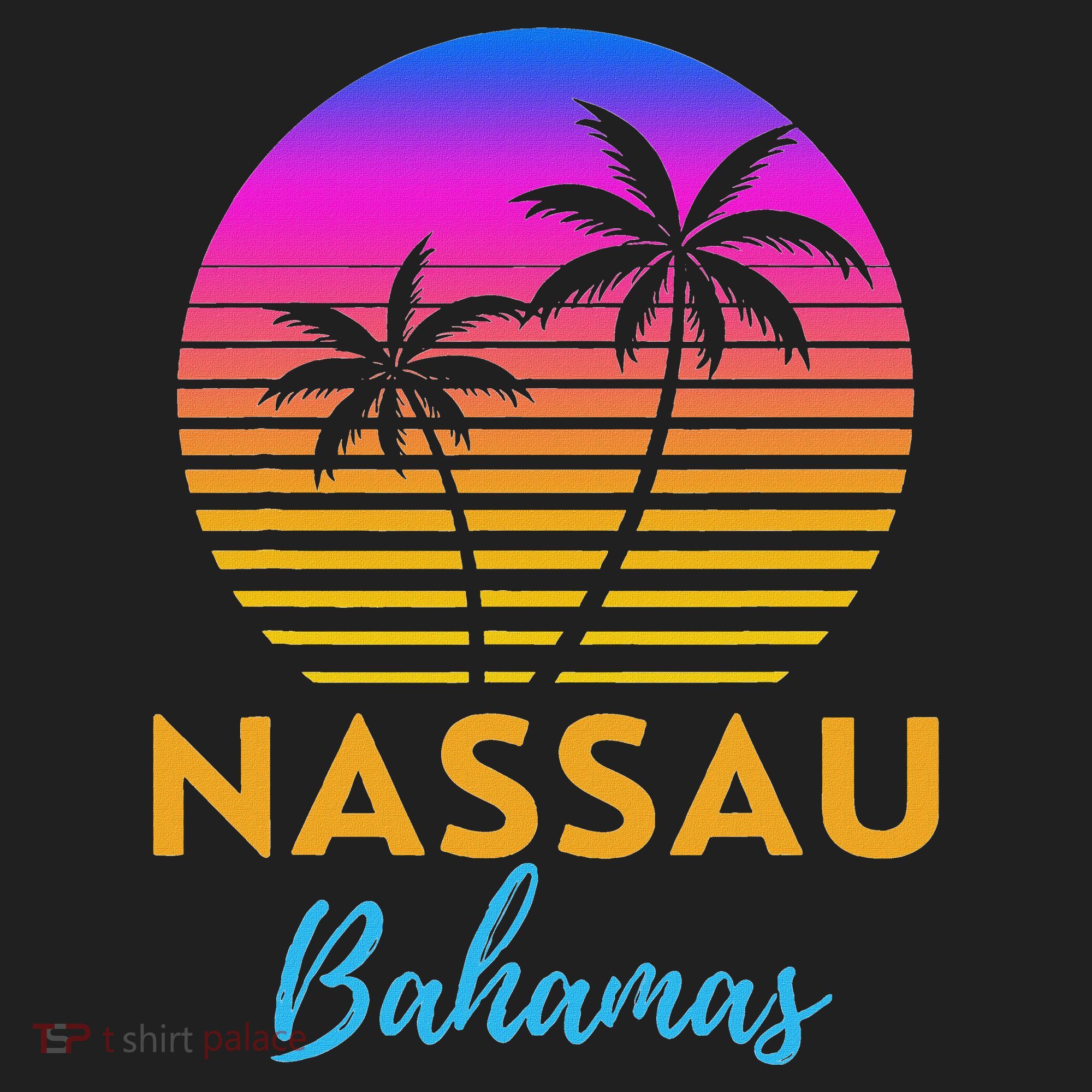 Retro Sunset Nassau Bahamas Beach Trip Vacation Summer Group Beanie
