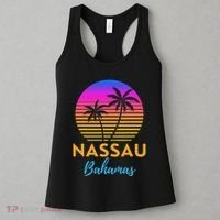 Retro Sunset Nassau Bahamas Beach Trip Vacation Summer Group Women's Tank Top thumb 3