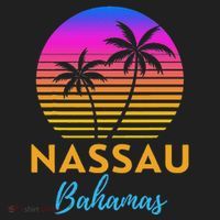 Retro Sunset Nassau Bahamas Beach Trip Vacation Summer Group Hat thumb 2