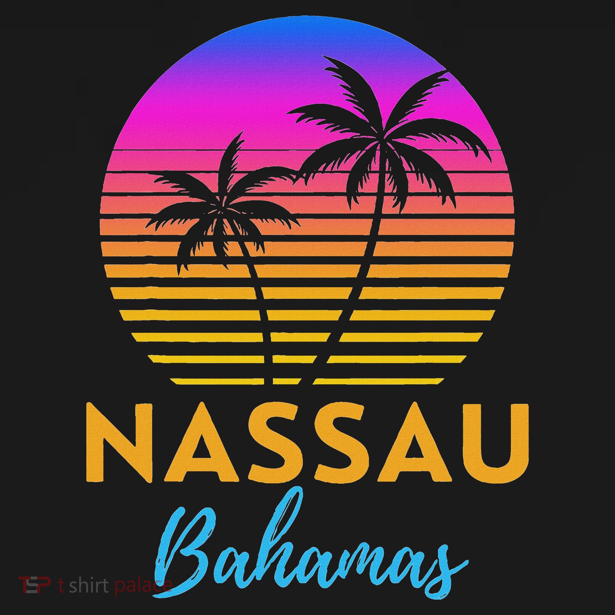 Retro Sunset Nassau Bahamas Beach Trip Vacation Summer Group Kids Sweatshirt