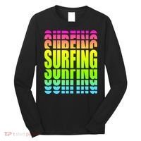 Retro Surfing Neon Long Sleeve Shirt thumb 0